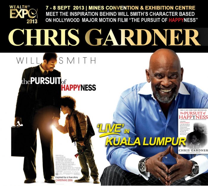 Chris Gardner “The Pursuit of Happyness” LIVE in Kuala Lumpur 2013