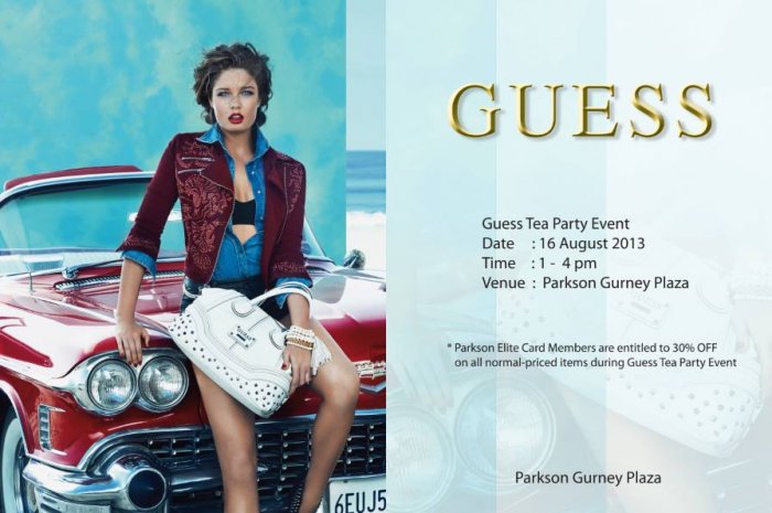 Guess Tea ‎Party‬ Event