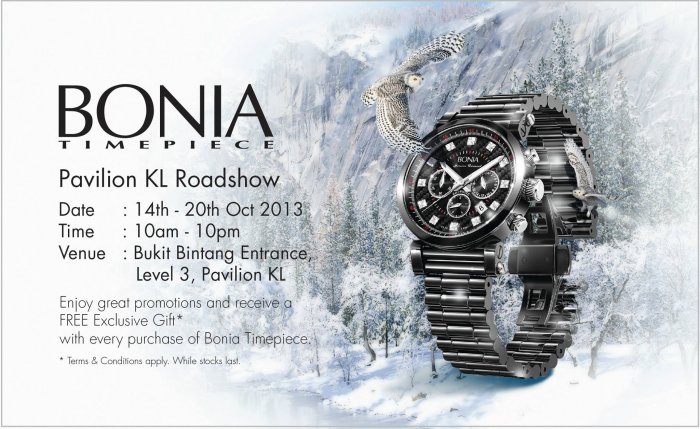 Bonia Timepiece Roadshow