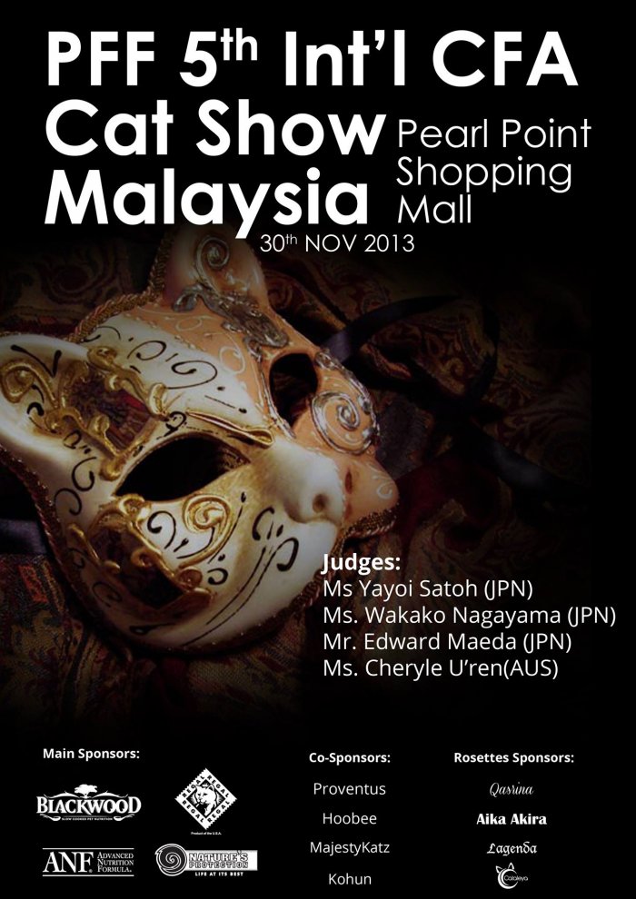 PFF 5th International CFA Cat Show Malaysia 2013