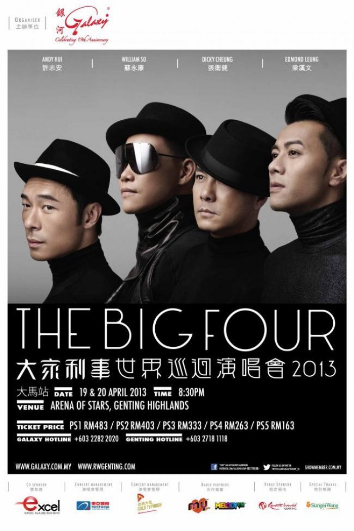 The Big Four World Tour 2013
