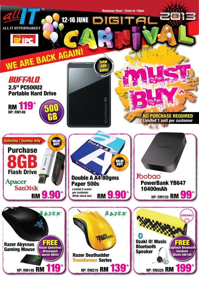 All IT Hypermarket Digital Carnival 2013