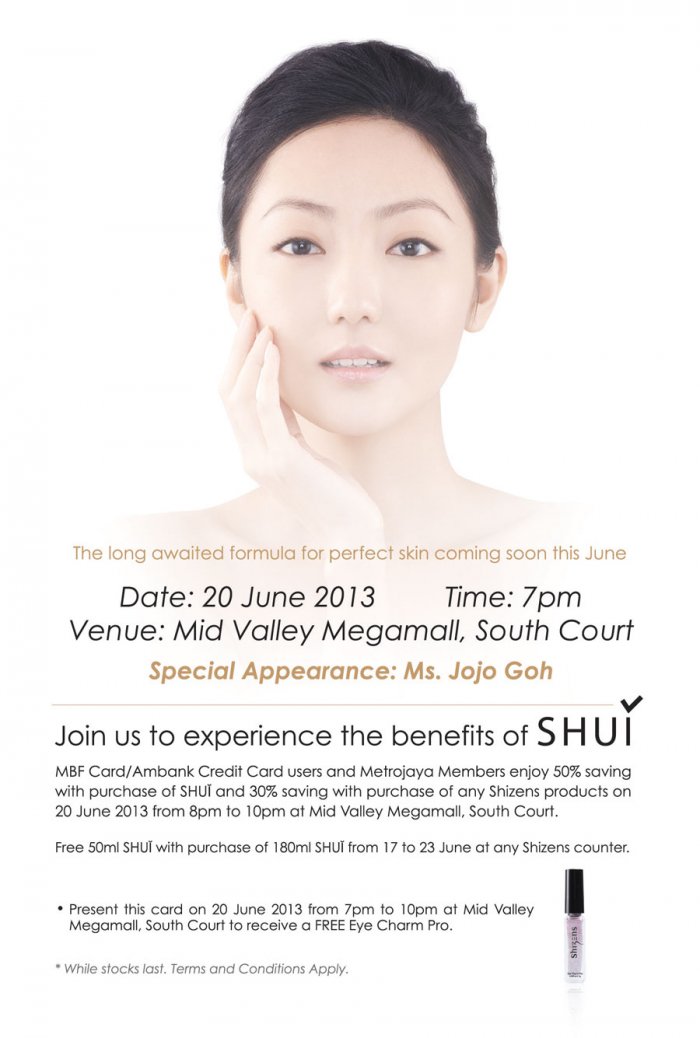 Shizens SHUI Launching Promotion