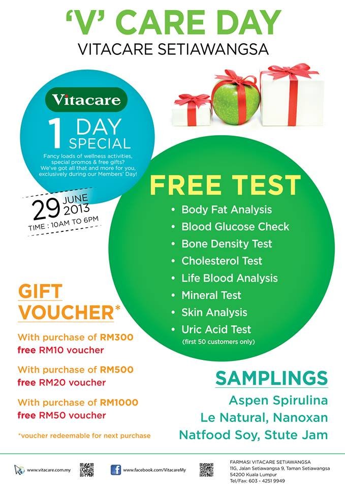 Vitacare V Care Day @ Setiawangsa