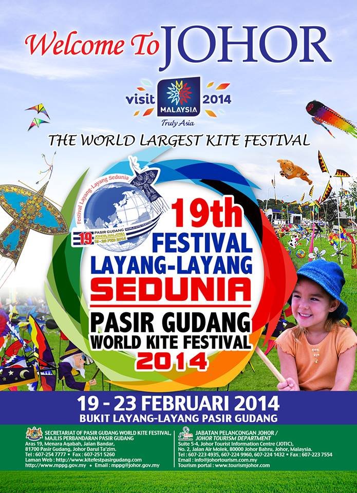 19th Pasir Gudang World Kite Festival 2014