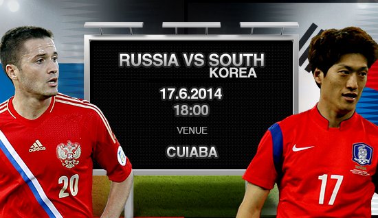2014 FIFA World Cup Brazil - Group H - Russia : South Korea