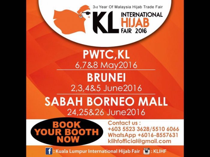 Kuala Lumpur International Hijab Fair - KLIHF 2016