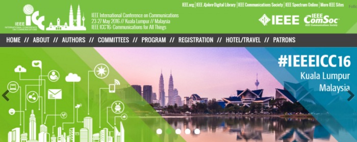 IEEE International Conference on Communication 2016 