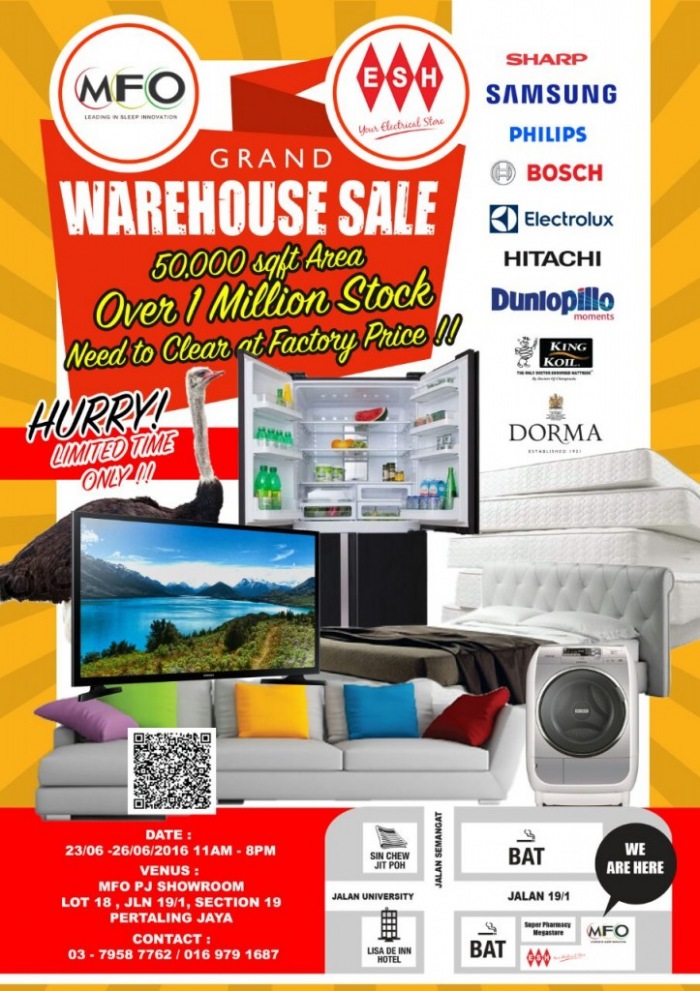 MFO & ESH Grand Warehouse Sale