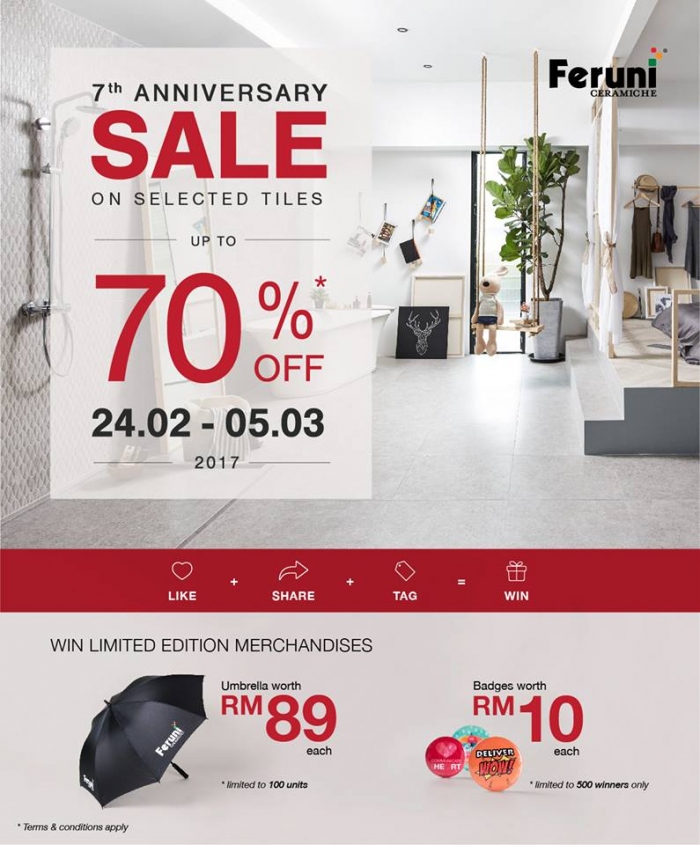 Feruni 7th Anniversary Sale - Up To 70% OFF