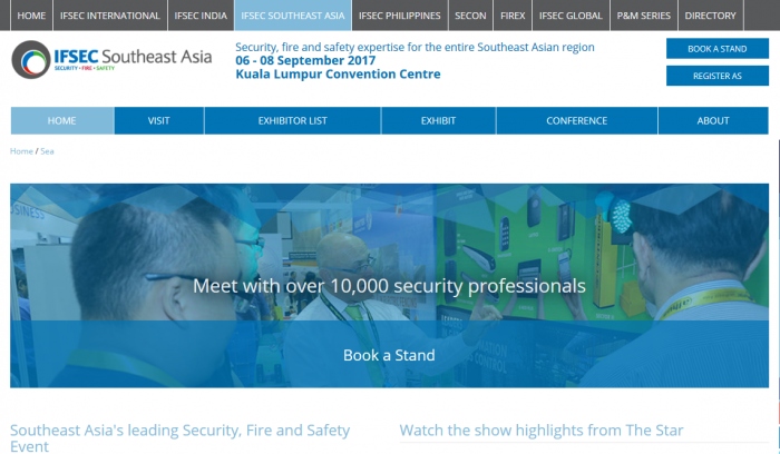 5th Ifsec Southeast Asia 2017