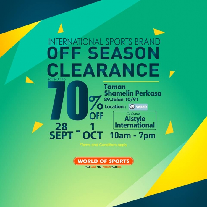 World Of Sports Off Season Clearance - Save Up To 70%