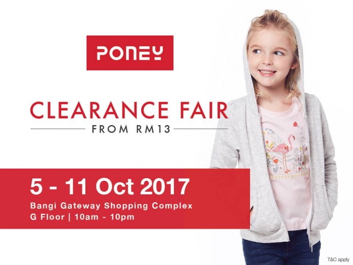 Poney Clearance Fair - Sale From RM13 (Bangi)