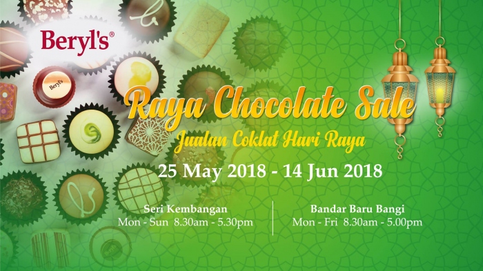 Beryl's Raya Chocolate Sale 2018