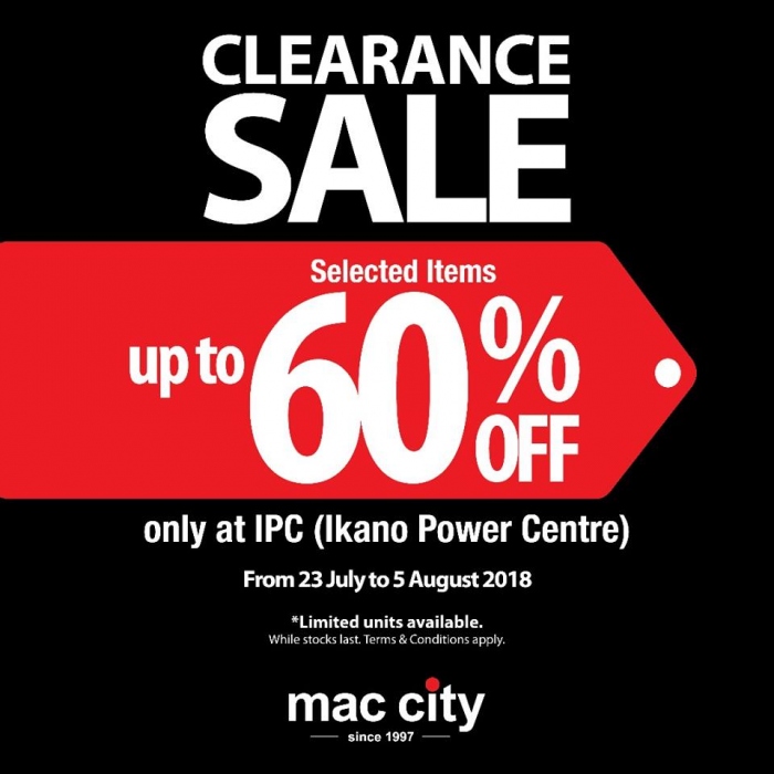 Mac City Clearance Sale - Up To 60% OFF