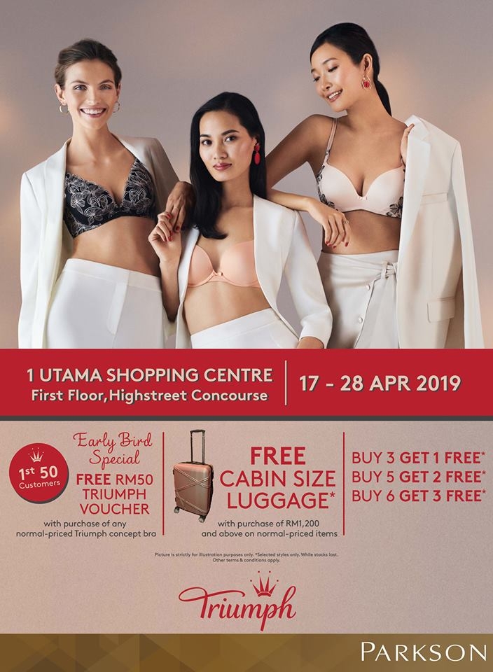 Triumph Deals @ 1 Utama Shopping Centre
