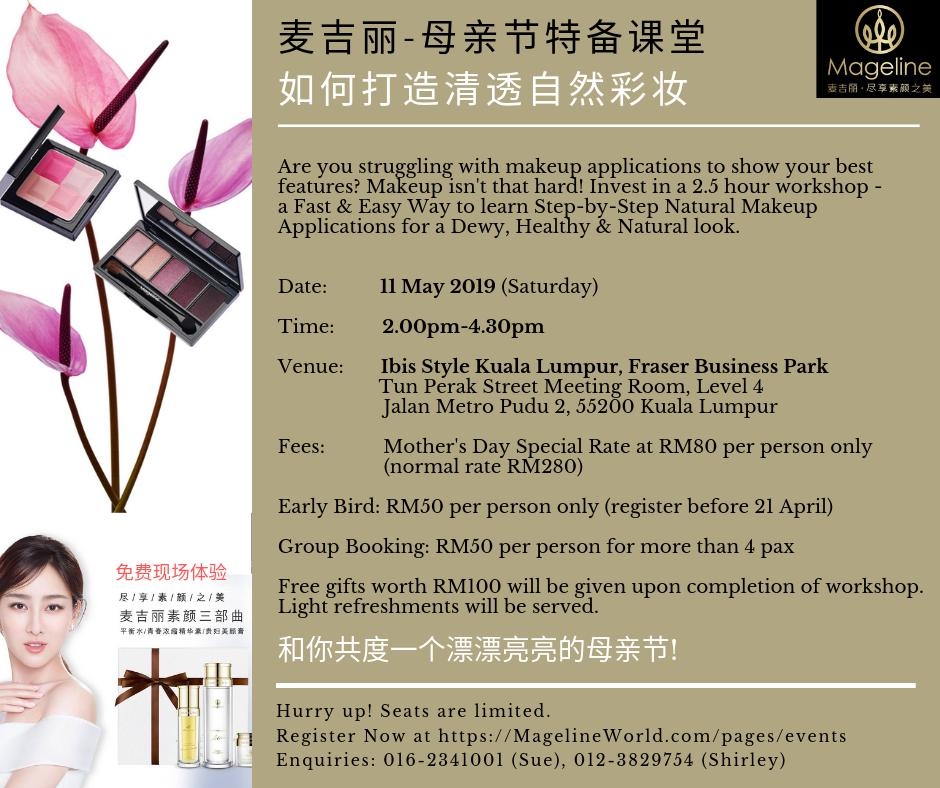 Mageline Natural Makeup Workshop