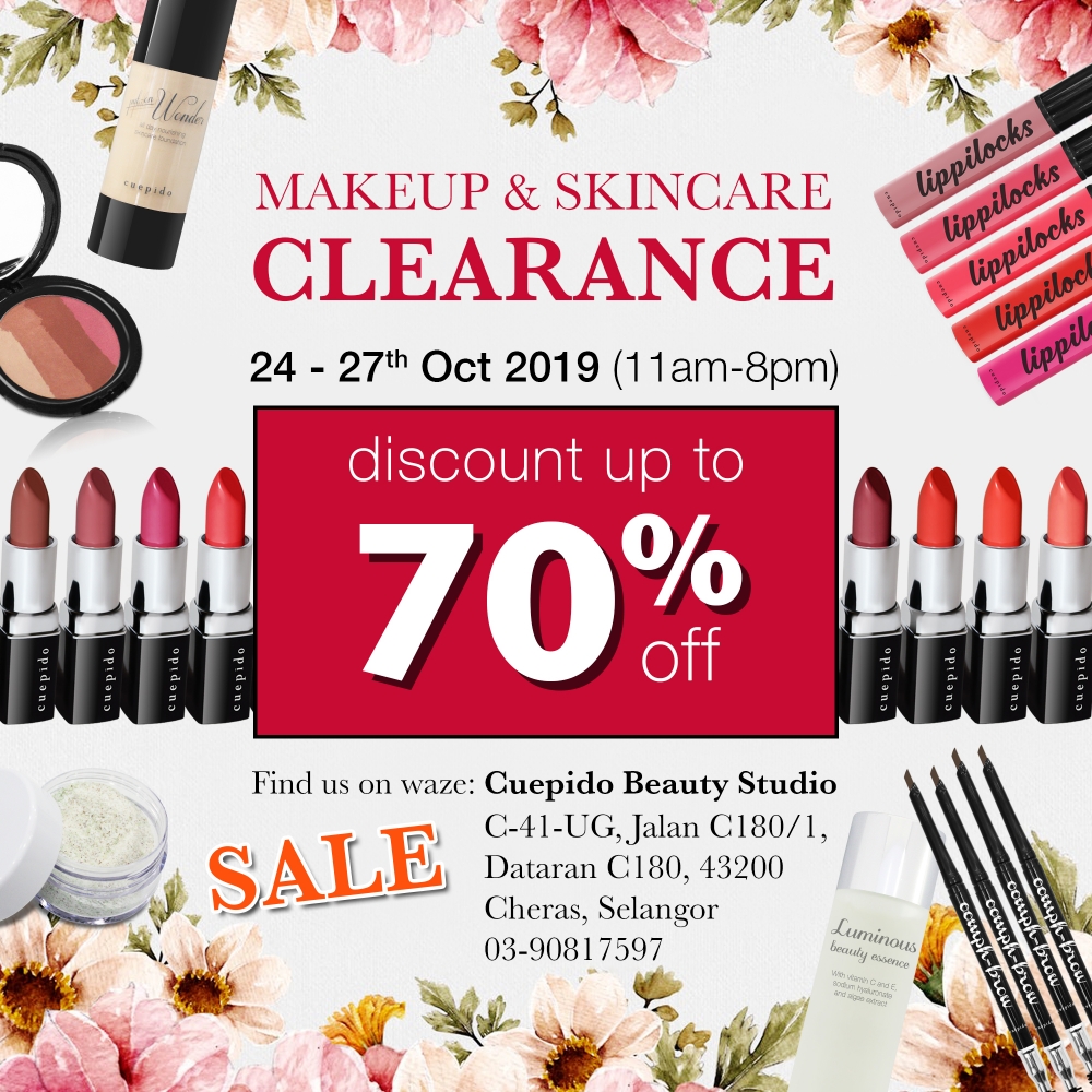 Makeup and Skincare Clearance Sale Up To 70%