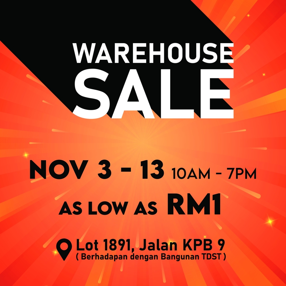 VOIR Group Branded Warehouse Sale - From RM1